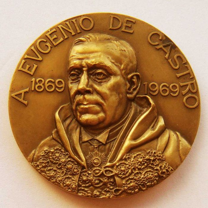 Medalha Bronze Eugenio de Castro por Cabral Antunes