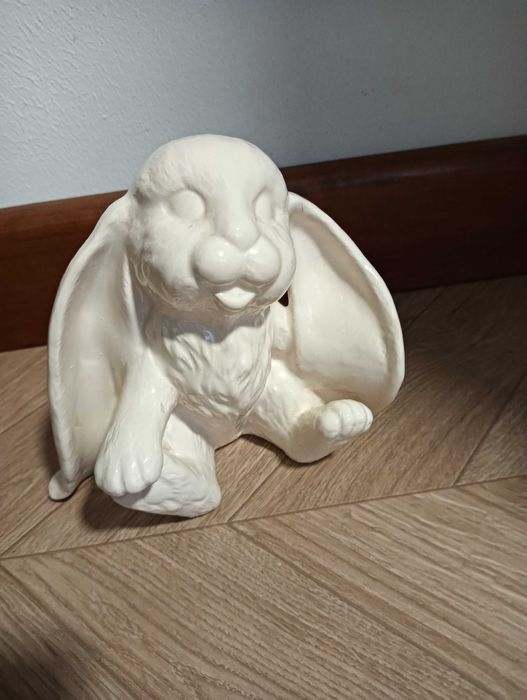 Zajączek figurka ceramiczna zając