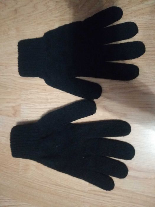 czarne rękawiczki meskie/ uniseks L/XL
