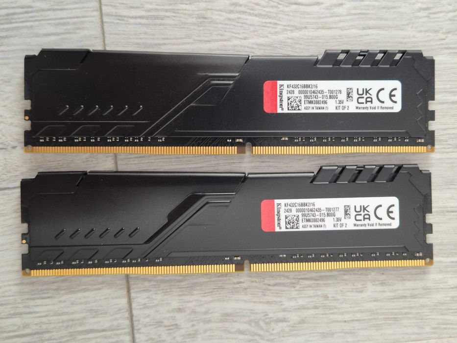 пам'ять DDR4 16GB (2x8) 3200MHz CL16 Kingston FURY \ HyperX. Trade-in
