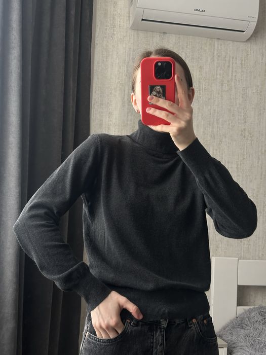 Гольф H&M графіт трикотаж S ідеальний стан