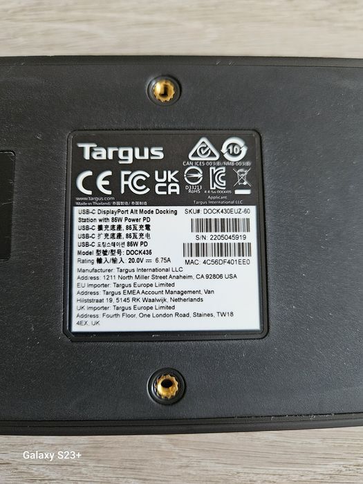 Stacja dokująca Targus Dock435