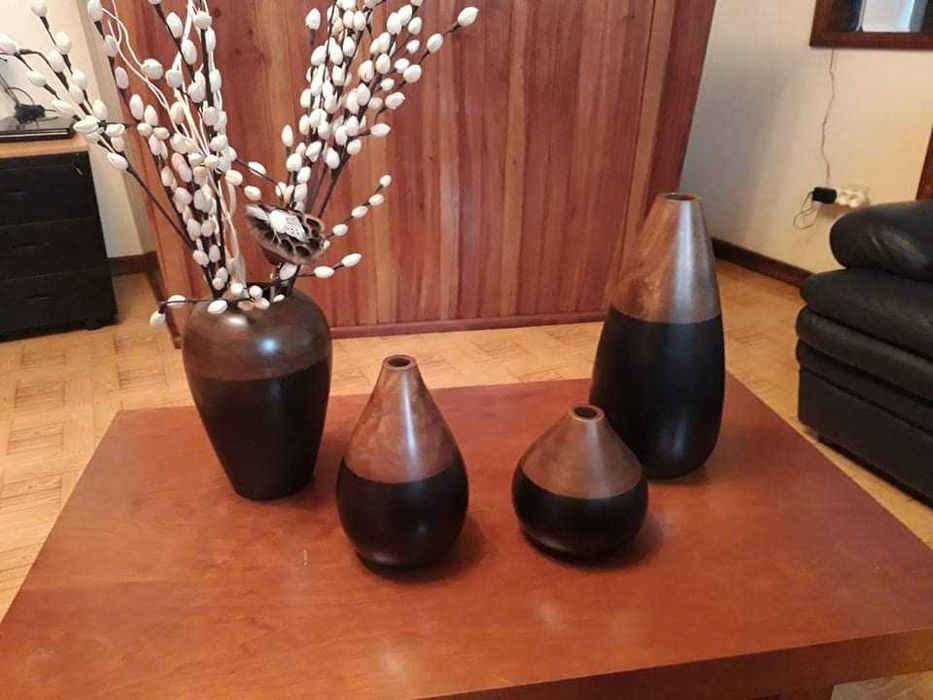 Conjunto decorativo em barro