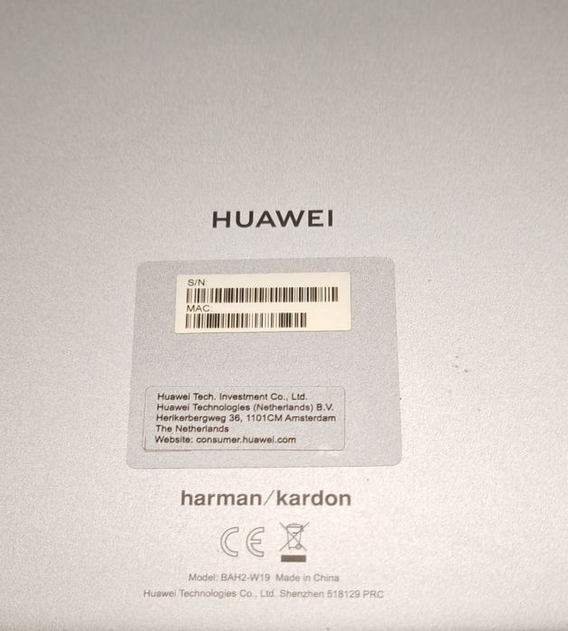 Tablet Huawei harman/kardon