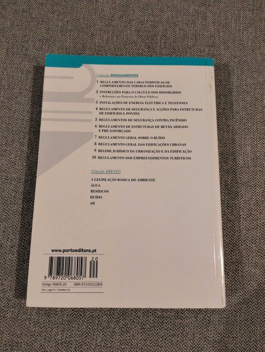 Livro técnico "Regulamentação de Segurança contra incêndio"