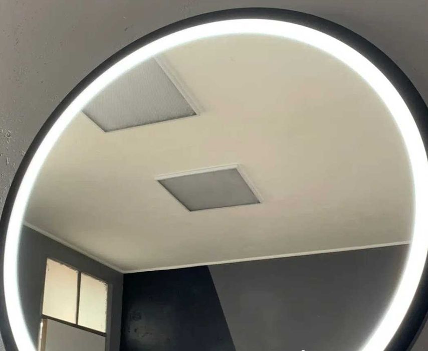 АКЦІЯ! Зеркало з лед підсвічуванням Зеркало с подсветкой овальне