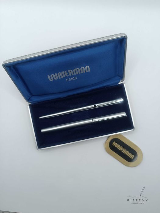 Waterman Lustraloy zestaw oryginalnym pudełku