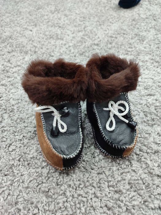 Дитячі тапочки, пінетки (зима) + подарунок