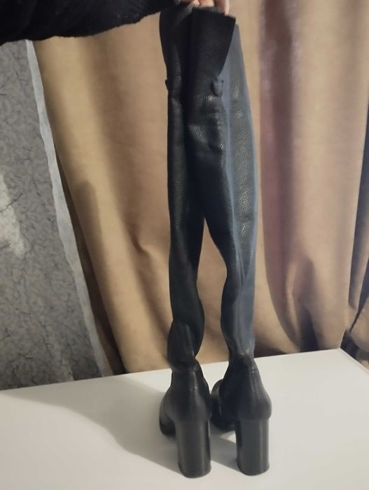 Продаю шкіряні осінні ботфорти