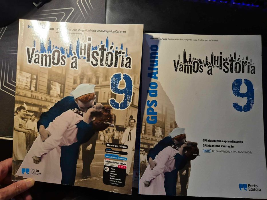 livro escolar Vamos a historia 9 ano