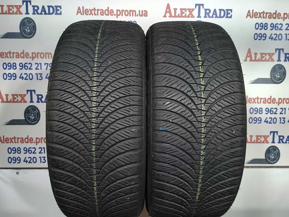 2 шт. 225/45 R17 Falken EuroAll Season AS210 шини вживані, 2022 рік, протектор 6 мм