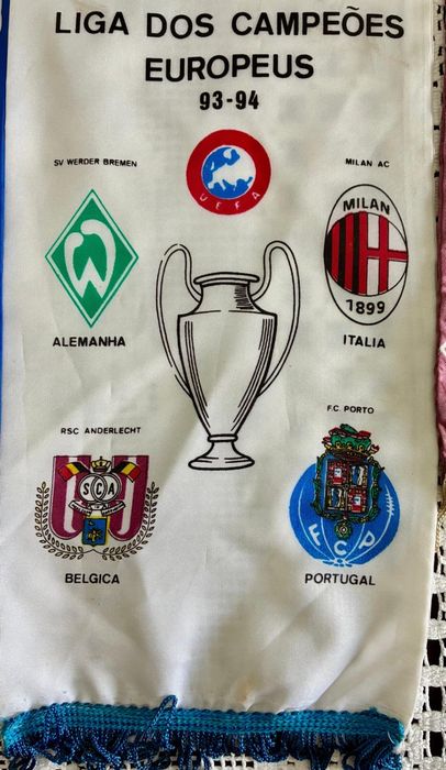 Lote de 3 antigos cachecóis do FC do Porto
