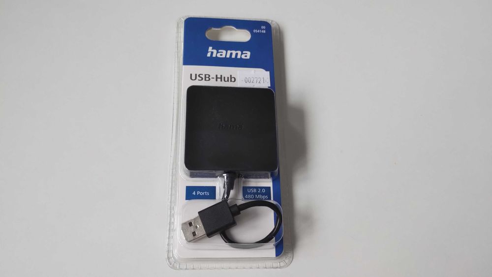 USB-hub Rozdzielacz USB hama 4x USB 2.0 / 054148 NOWY