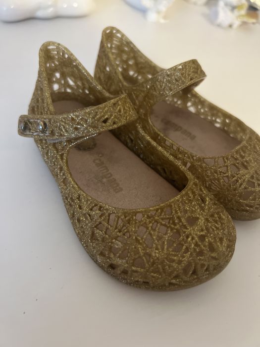 Złote buty Mini Melissa