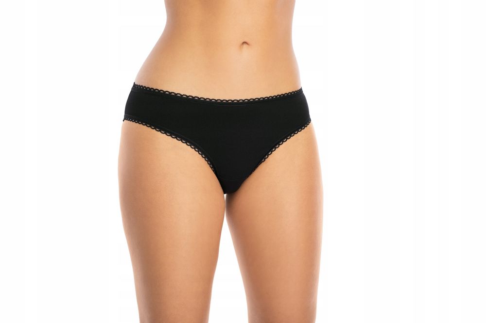 Róża Azalia Klasyczne Figi Damskie Czarne 2-Pak R. Xxl