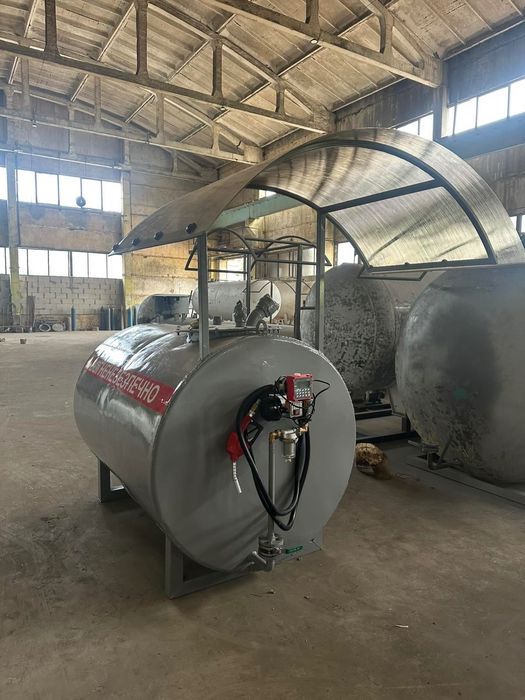 Резервуар ДП 3куб дизельна бочка топливо заправка Міні АЗС блокпункт