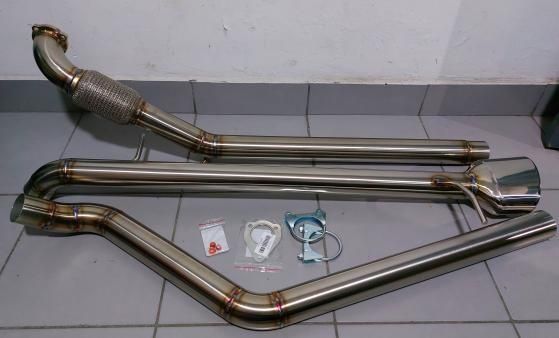 Linha escape inox tdi