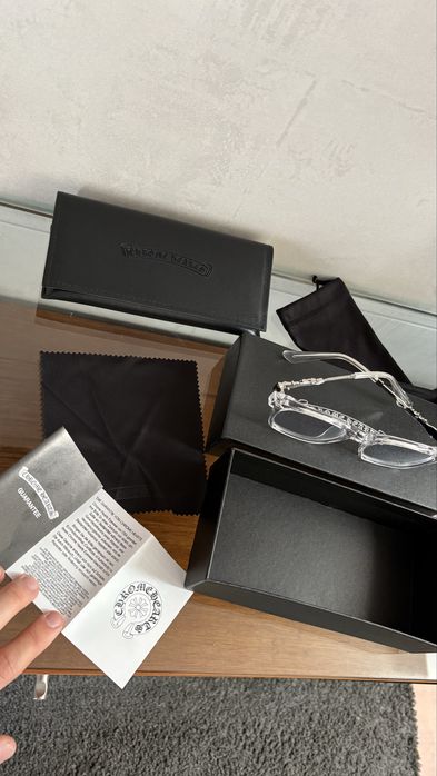 Chrome Hearts Glasses Silver Frame