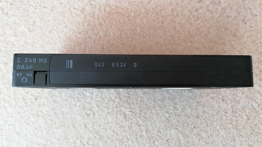 Cassetes VHS vazias para decoração