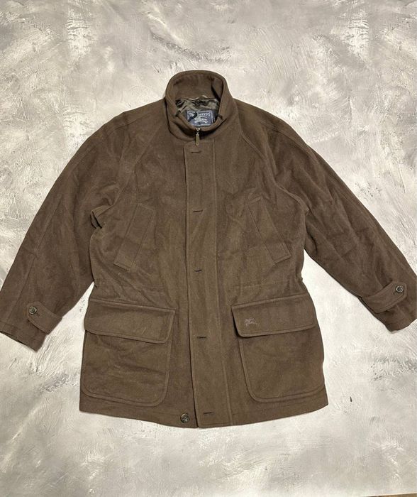 Кашемірове чоловіче пальто Burberrys