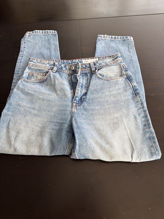 Calças de ganga Zara Straight Leg – Tamanho 38