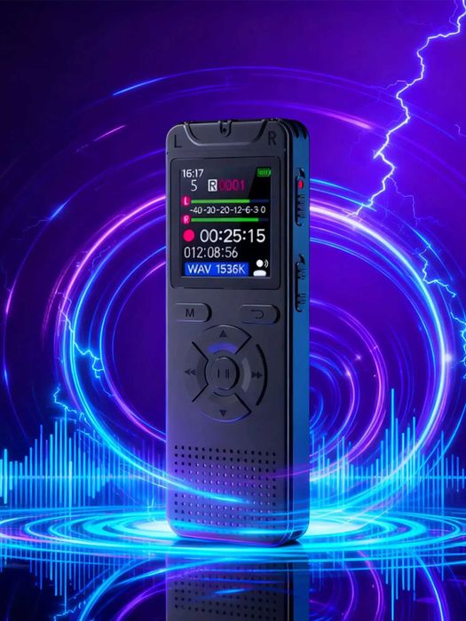 Gravador Digital 64 Gb  Ativado por Voz