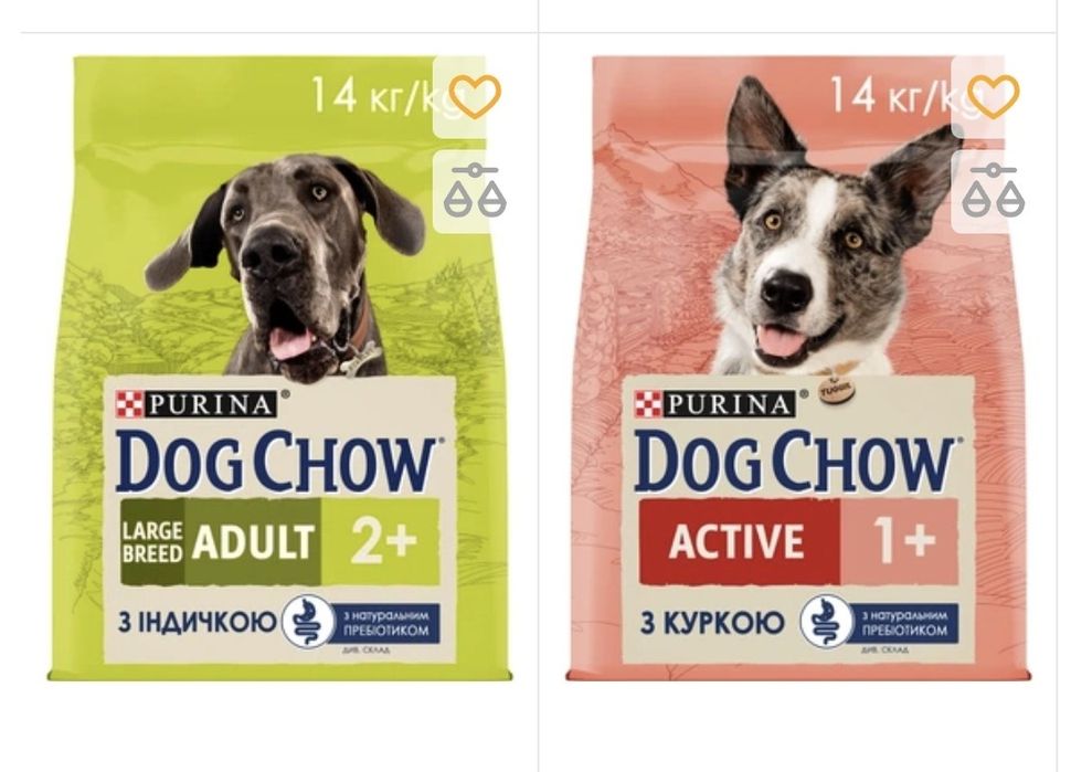 DOG CHOW ДОГ ЧАУ Active + Adult мешки по 14кг. Продам.Если надо привезем Таирово Центр