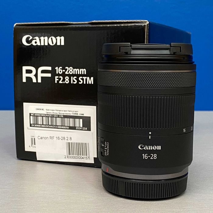 Canon RF 16-28mm f/2.8 IS STM (NOVA - 3 ANOS DE GARANTIA)