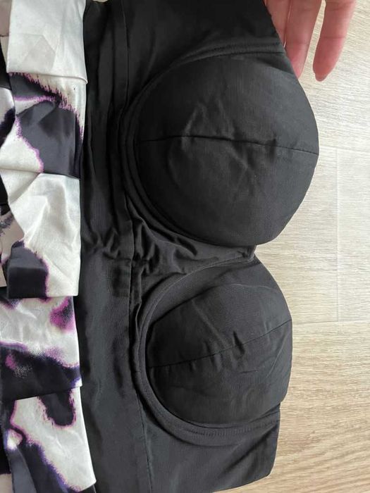 Сукня/ плаття, міні, бюстьє,на блискавці, з воланами 44-46р