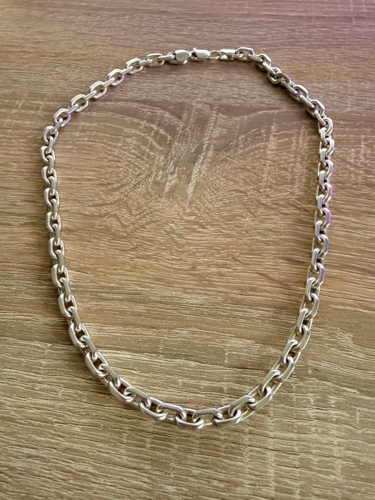 Новий срібний якірний ланцюжок 8 мм 52 см 75 г