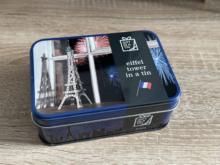 NOWE Puzzle 3D Wieza Eiffla metalowe elementy w pudełku