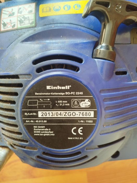 Бензопила Einhell