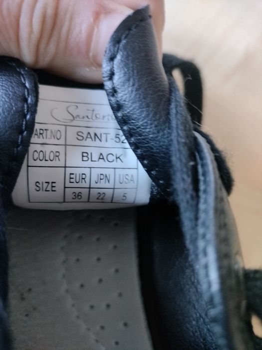 Sneakersy skórzane 36