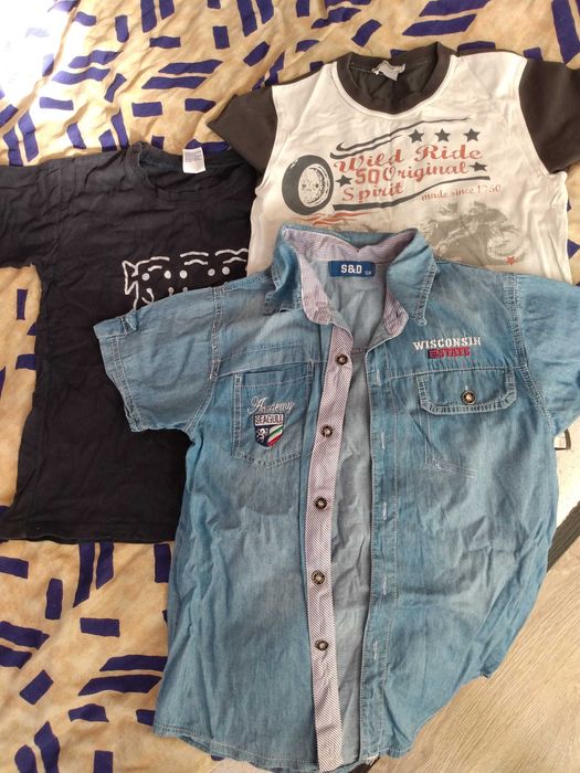 T-shirt, bluzki, koszula chłopięca 8 lat