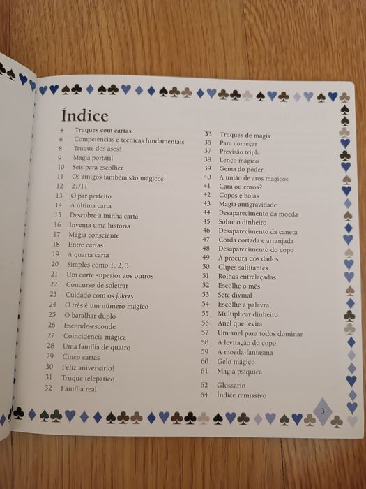 Kit de magia com 50 truques diferentes (novo)