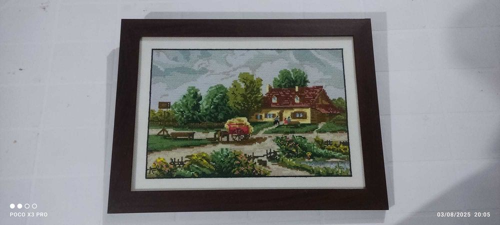 Quadro em ponto cruz (51cmx39cm)