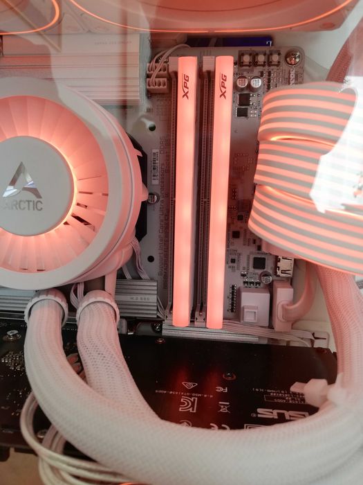 Pamięć ram DDR5 ADATA LANCER BLADE RGB 6400mhz 32gb białe white