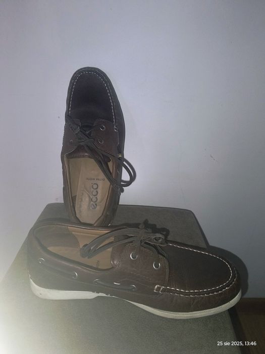 Sztos Mokasyny Ecco Buty Skóra super stan 40,41  6;6,5