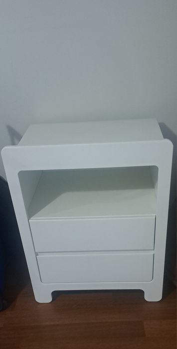 Łóżeczko 120 x 60 i przewijak - komoda pinio