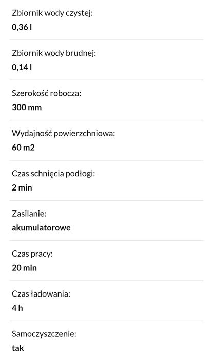 Mop elektryczny Karcher EWM 2