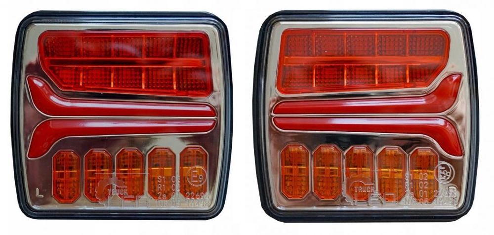 LAMPA TYLNA ZESPOLONA LED PRZYCZEPKA KPL.