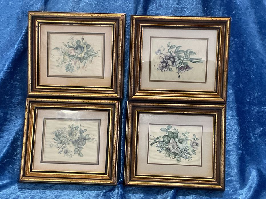 Prints flores coleção 4 com 16x14 cm anúncios abaixo