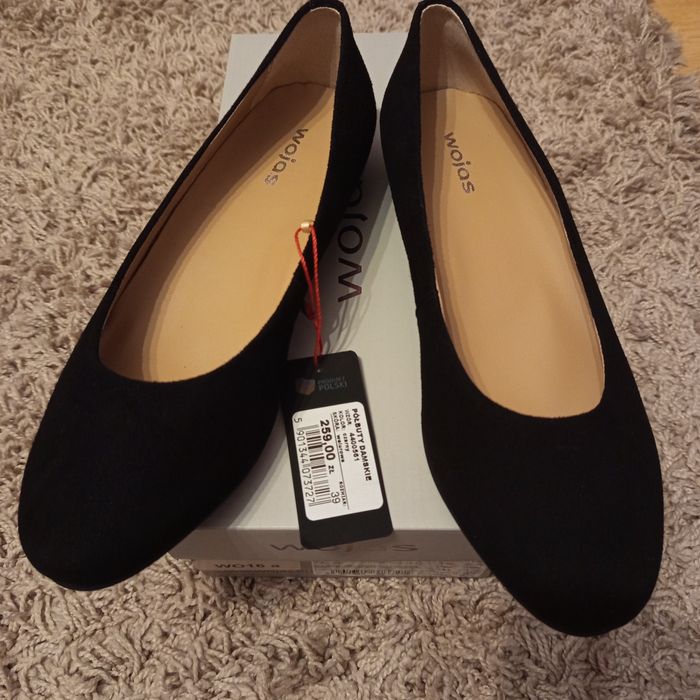 Buty baleriny damskie Wojas