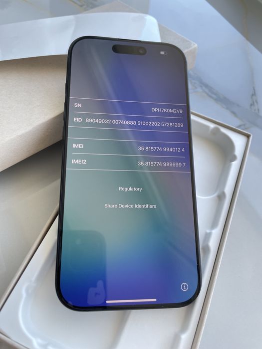 НОВИЙ Open box Apple iPhone 16 Pro Black 512 Gb Never Lock