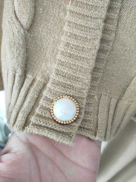 Śliczny komplet sukienka sweter dzianina sweterkowy angora S M