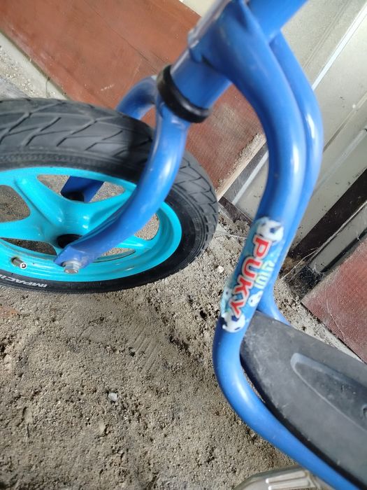 Rowerek biegowy puky 12 cali niebieski