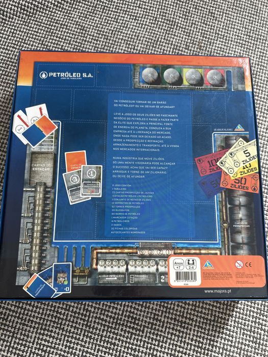 Jogo de tabuleiro Petroleo S.A. da Majora