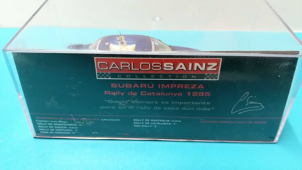 Subaru Impreza 555 #5 C. Sainz - Rali Catalunha 1995: Miniat esc 1/43