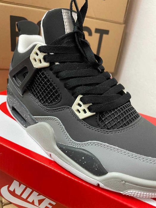 Мужские кроссовки Nike Jordan 4 "Black Grey Black" 40-45