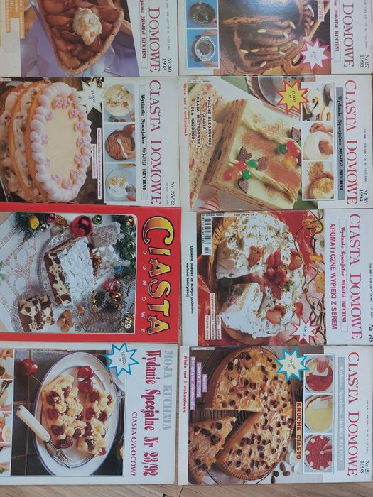25szt seria Ciasta domowe desery serniki mazurki torty ciasteczka